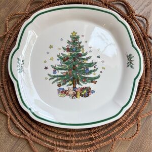 NIKKO Classic White Holiday Platter